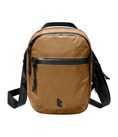 TOMTOC Aviator-T37 travel bag with shoulder strap X-Pac 1.3L (brown)