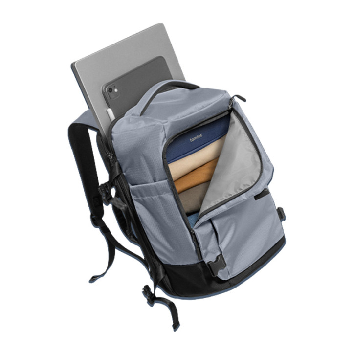 TOMTOC Navigator-T66 Liteway Zaino da Viaggio 28L Grigio Chiaro