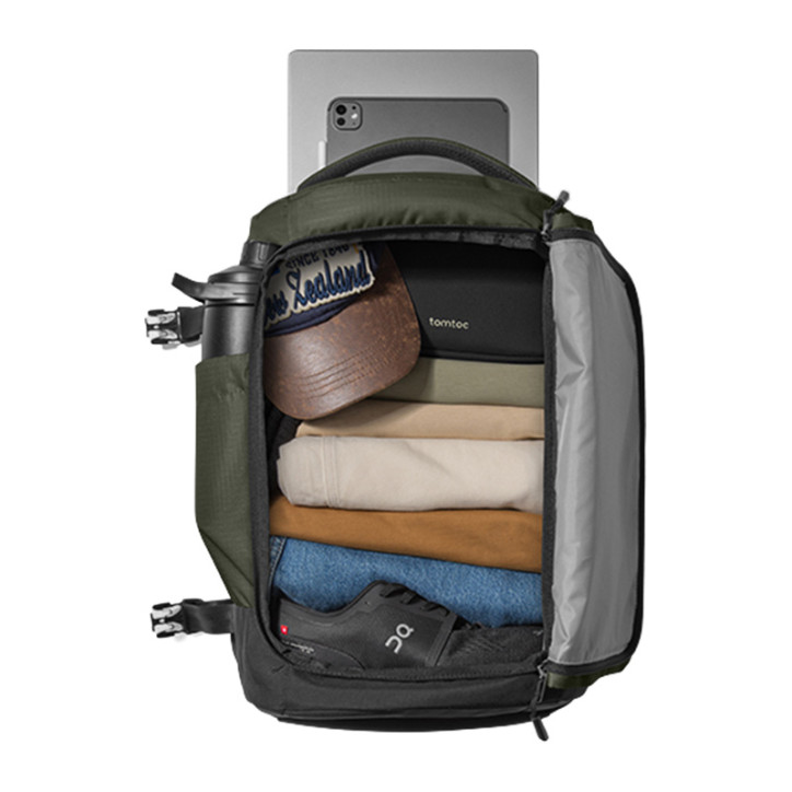 TOMTOC Navigator-T66 Liteway Travel Backpack 28L Verde