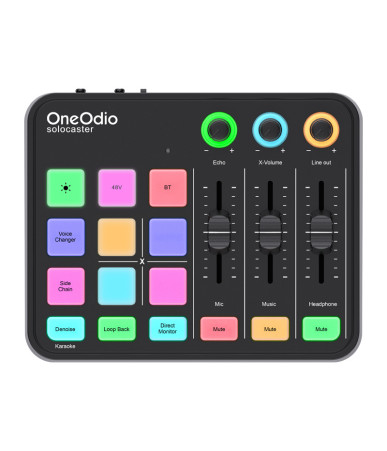 OneOdio Solocaster Mixer Audio e Scheda Audio