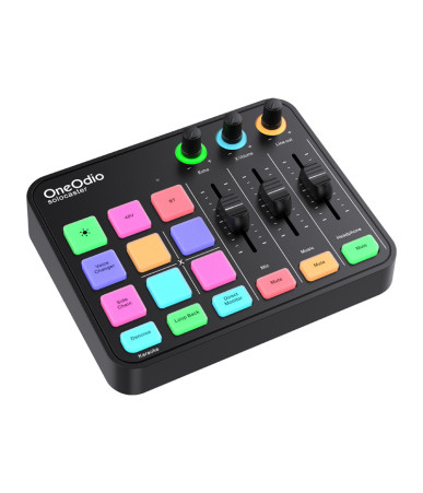 OneOdio Solocaster Mixer Audio e Scheda Audio