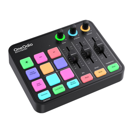 OneOdio Solocaster Mixer Audio e Scheda Audio