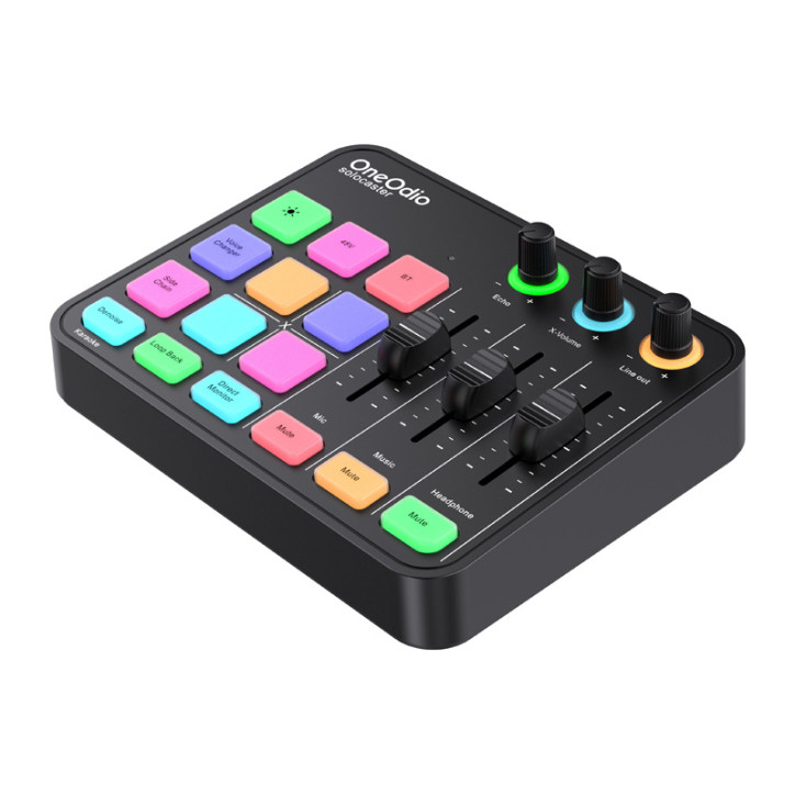 OneOdio Solocaster Mixer Audio e Scheda Audio