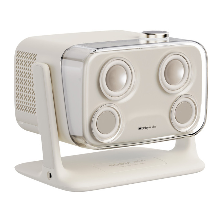 Aurzen Boom Mini Proiettore Portatile Google TV 1080p 500 ANSI Lumens