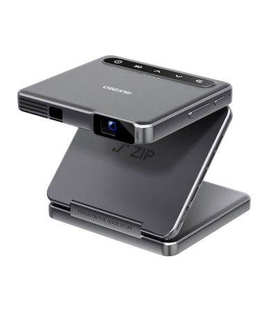 Aurzen Zip Projector Portatile Pieghevole Grigio