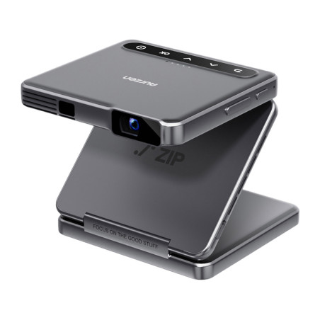 Aurzen Zip Projector Portatile Pieghevole Grigio
