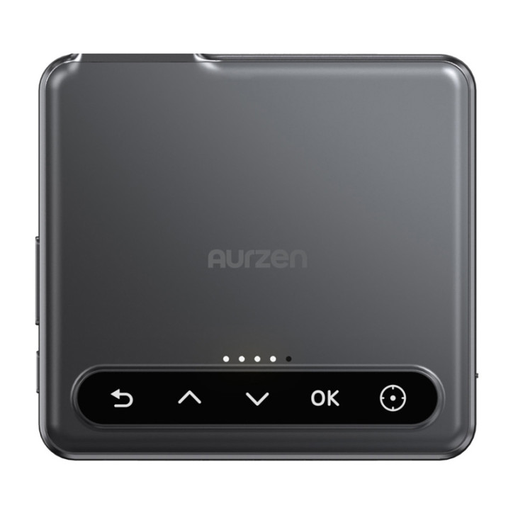 Aurzen Zip Projector Portatile Pieghevole Grigio