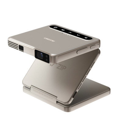 Aurzen Zip Projector Portatile Pieghevole Oro