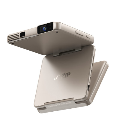 Aurzen Zip Projector Portatile Pieghevole Oro