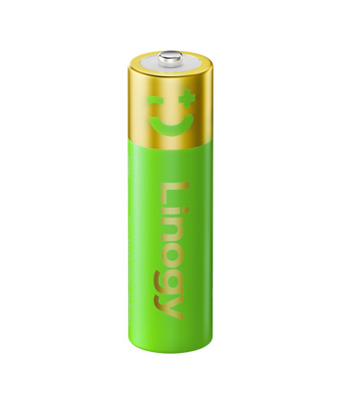 LINOGY Set 8 Batterie Ricaricabili Li-ion Pro AA