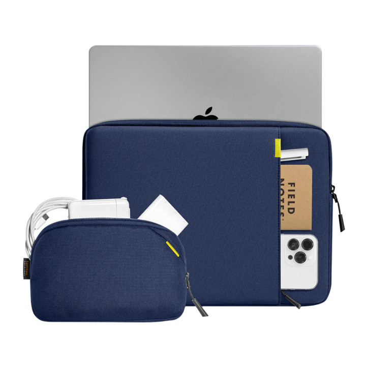 tomtoc Defender-A13 Custodia per Laptop + Set Borsa 14" Blu Navy
