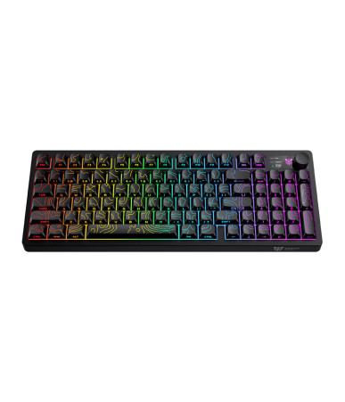 Onikuma MT902 Tastiera Gaming Tri-Mode RGB 95 Tasti (Nero)