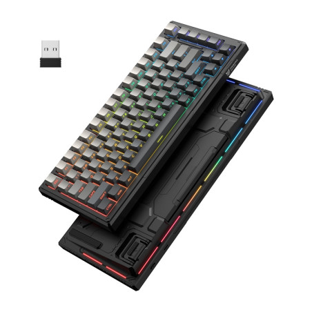 Onikuma G83 Tastiera Meccanica Gaming Tri-Mode Wireless (Nero)