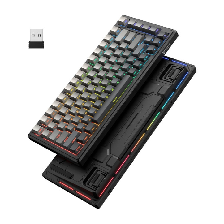 Onikuma G83 Tastiera Meccanica Gaming Tri-Mode Wireless (Nero) Onikuma G83 Tastiera Meccanica Gaming Tri-Mode Wireless (Nero)