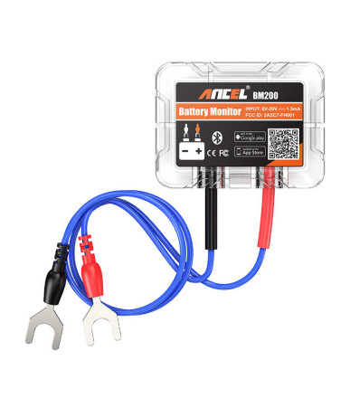 ANCEL BM200 Tester Batteria Bluetooth 6-20V DC
