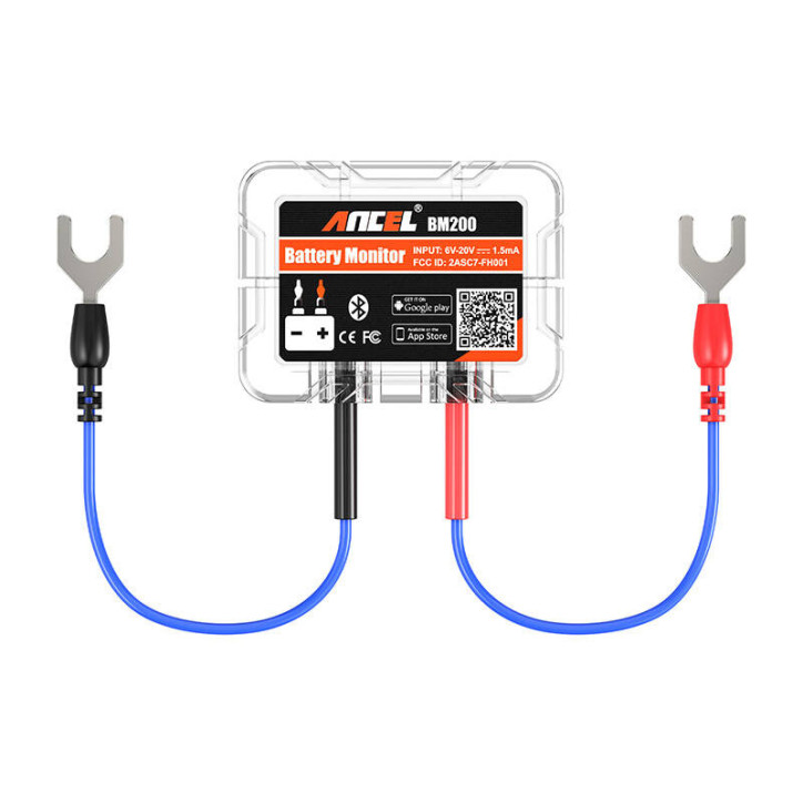 ANCEL BM200 Tester Batteria Bluetooth 6-20V DC