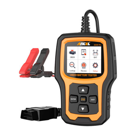 Ancel AD410 PRO Scanner Diagnostico OBD2 e Tester Batteria