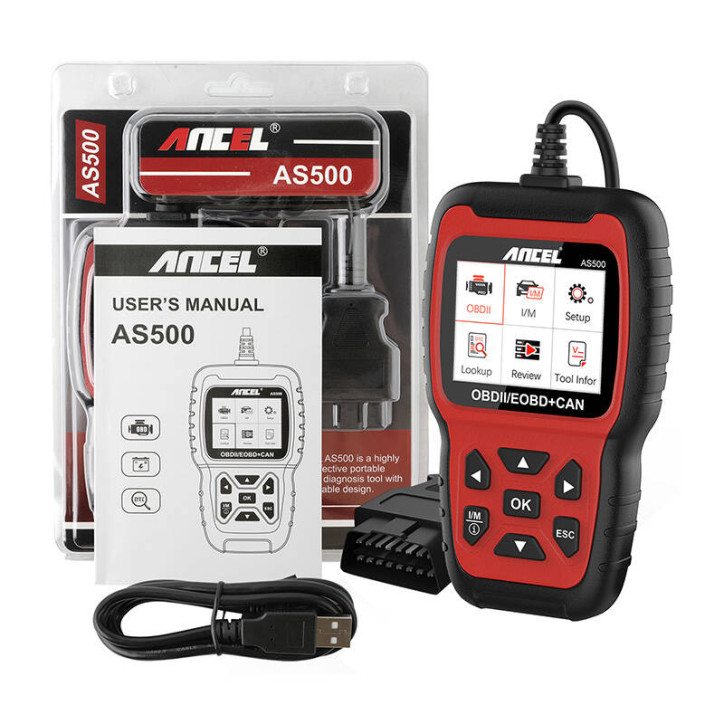 Scanner Diagnostico OBD2 Ancel AS500/AC105
