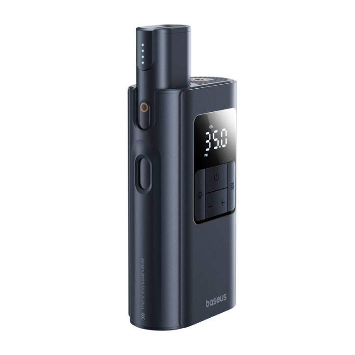 Baseus PrimeTrip VA1 Pompa Aria 2-in-1 con Torcia Nera