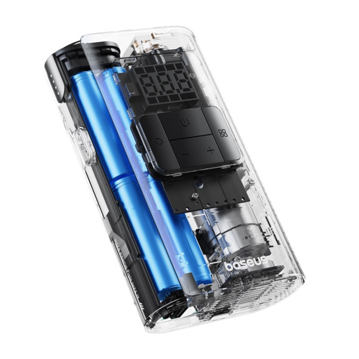 Baseus PrimeTrip VA1 Pompa Aria 2-in-1 con Torcia Nera