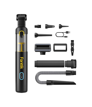 Fanttik V8 Apex Aspirapolvere Portatile Auto Senza Fili Nero