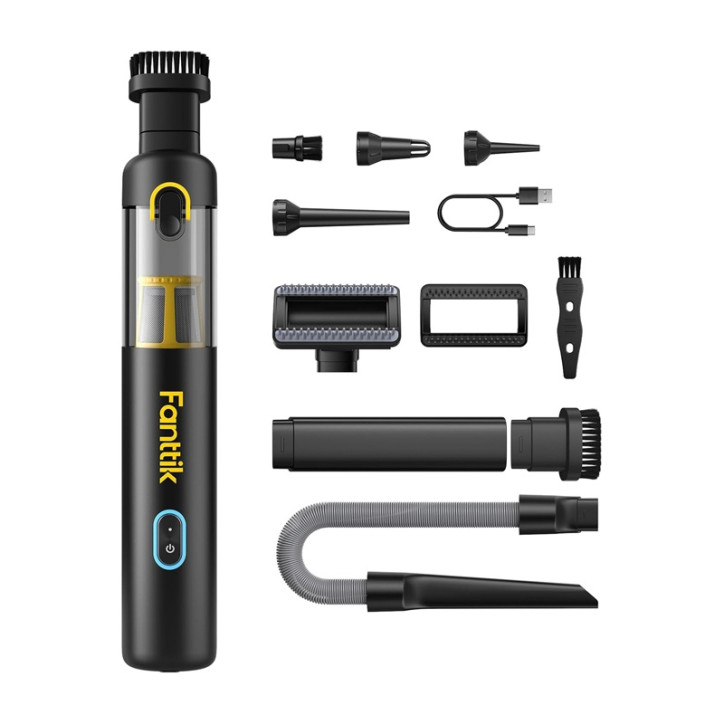 Fanttik V8 Apex Aspirapolvere Portatile Auto Senza Fili Nero