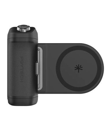PGYTECH MagCam 2 Impugnatura per Smartphone con Caricatore Wireless e Telecomando Bluetooth Nero