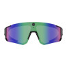 Colmi V06 AI Sports Sunglasses (Black with Blue Lenses)
