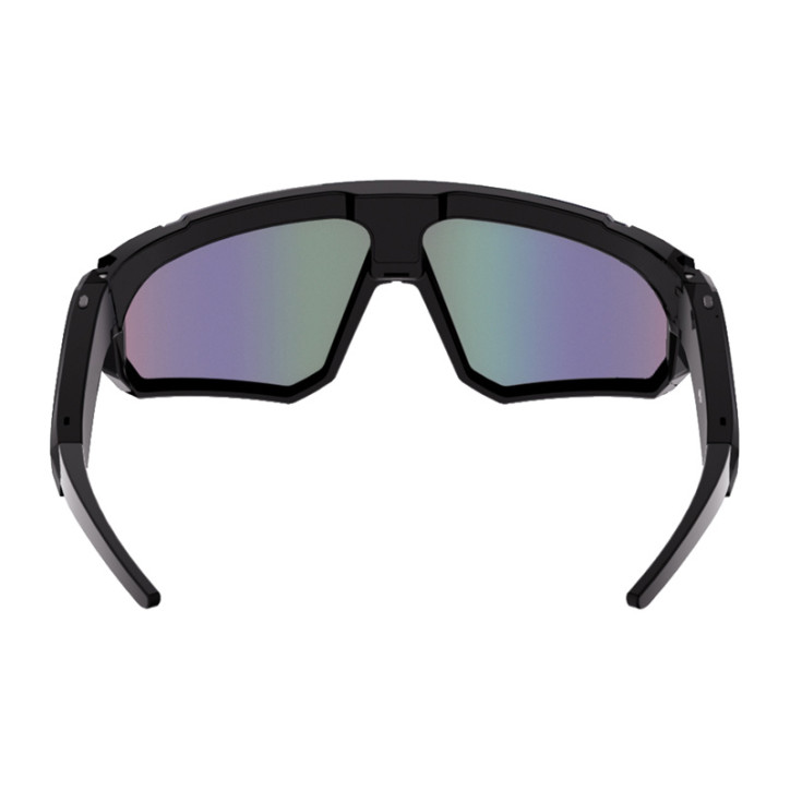 Occhiali da Sole Sportivi Colmi V06 AI (Nero con Lenti Blu)