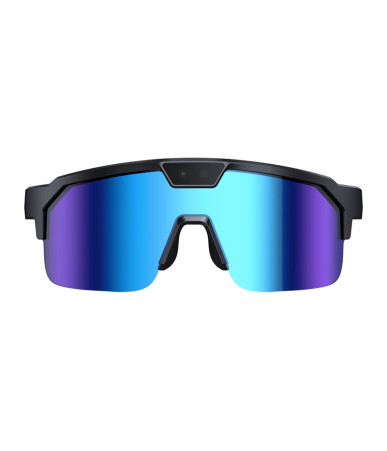 ZEBLAZE Q01 Occhiali da Sole Sportivi Blu AI