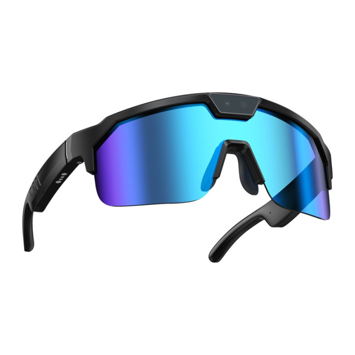 ZEBLAZE Q01 Occhiali da Sole Sportivi AI Blu
