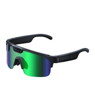 ZEBLAZE Q01 Occhiali da Sole Sportivi AI Verdi