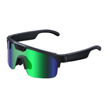 ZEBLAZE Q01 Occhiali da Sole Sportivi AI Verdi