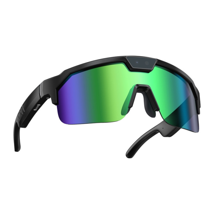 ZEBLAZE Q01 Occhiali da Sole Sport Verdi AI