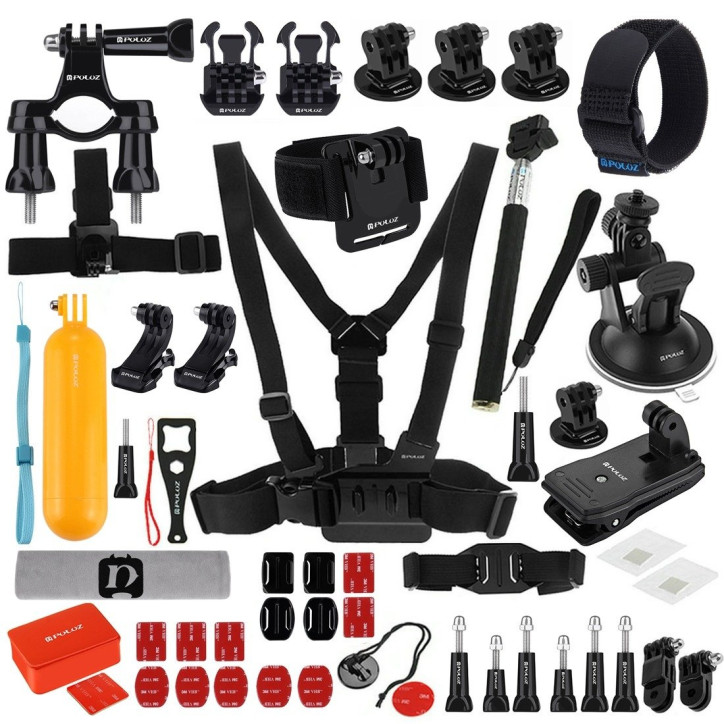 Set 53 Accessori Puluz per Action Camera PKT16 Set 53 Accessori Puluz per Action Camera PKT16