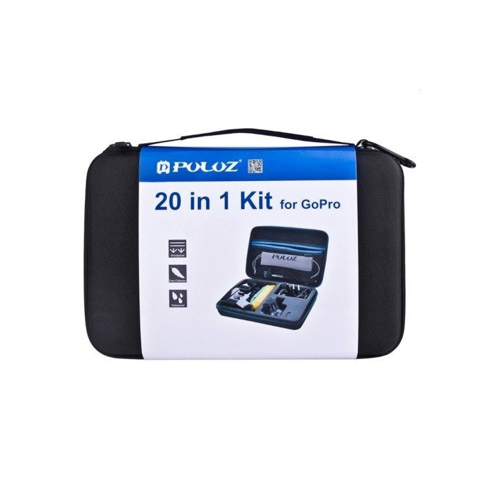 Puluz Kit 20 Accessori per Action Camera (inclusa Osmo Action 5 Pro) PKT11 Puluz Kit 20 Accessori per Action Camera (inclusa Osmo Action 5 Pro) PKT11