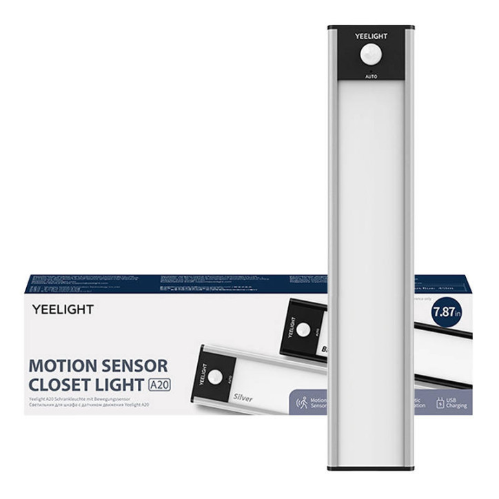 Yeelight Luce per Armadio Argento 20cm 2700K