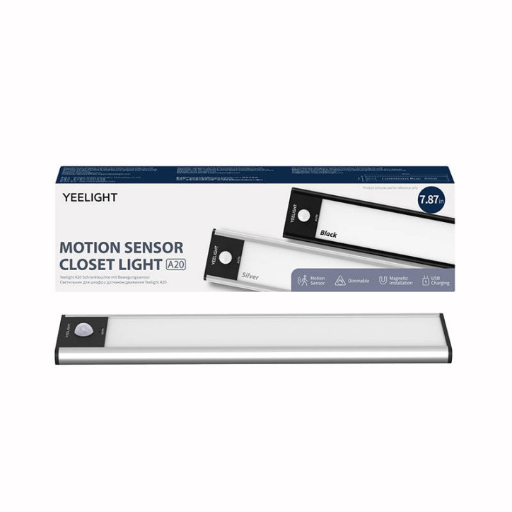 Yeelight Luce per Armadio Argento 20cm 2700K