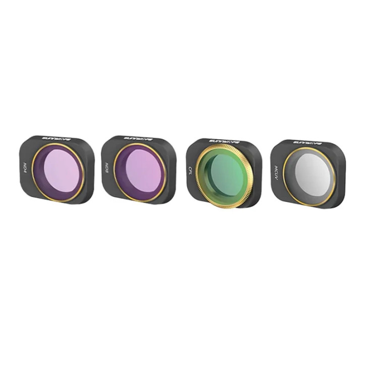 Set 4 filtri UV+CPL+ND4+ND8 Sunnylife per DJI Mini 3 Pro (MM3-FI418)