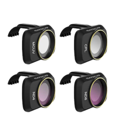 Sunnylife Set 4 Filtri CPL ND4 ND8 UV per DJI Mini 2