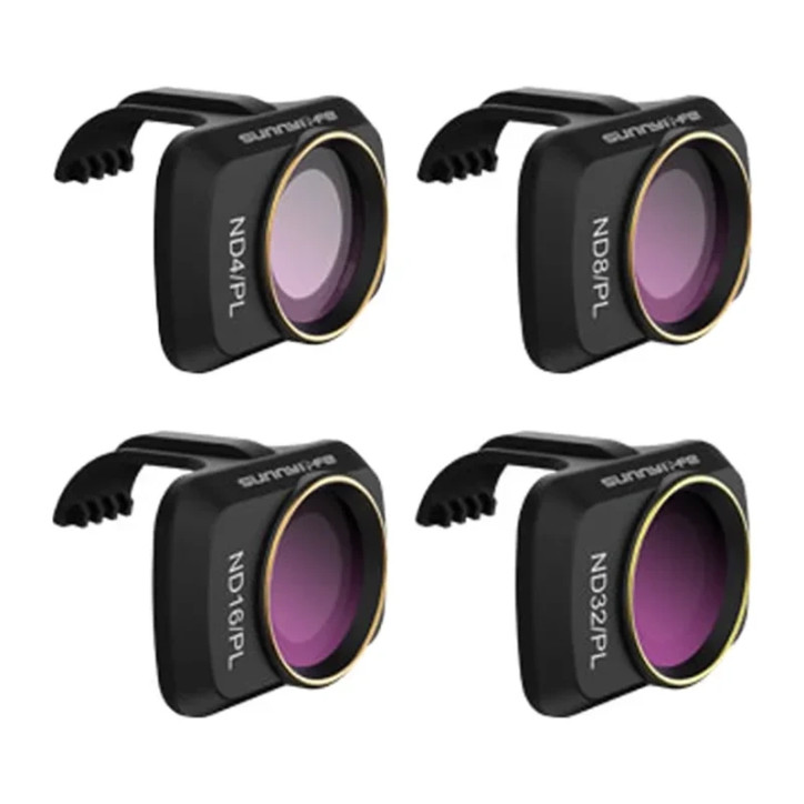 Set 4 filtri ND-PL 4/8/16/32 Sunnylife per DJI Mini 2 SE / Mini 2 (MM-FI9255) Set 4 filtri ND-PL 4/8/16/32 Sunnylife per DJI Mini 2 SE / Mini 2 (MM-FI9255)