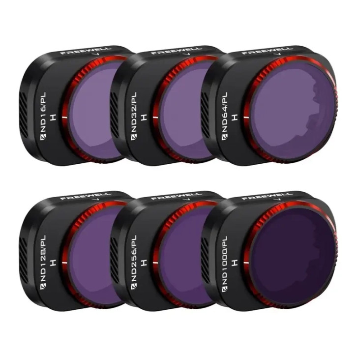 Set 6 Filtri Bright Day Freewell per DJI Mini 4 Pro