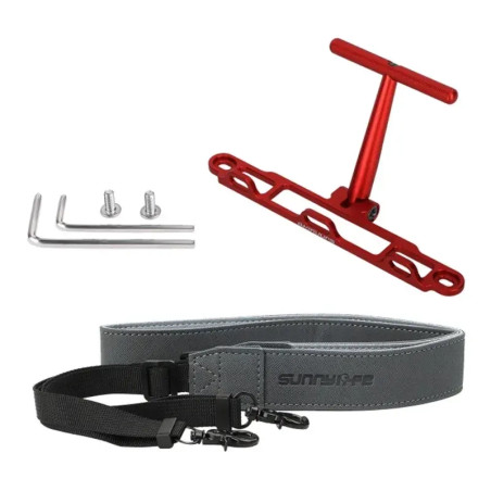Mount con cinghia Sunnylife per controller DJI RC / RC 2 (Rosso) ZJ764-R