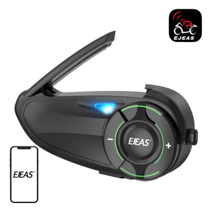 EJEAS Q8 Interfono Moto Mesh Bluetooth 5.1