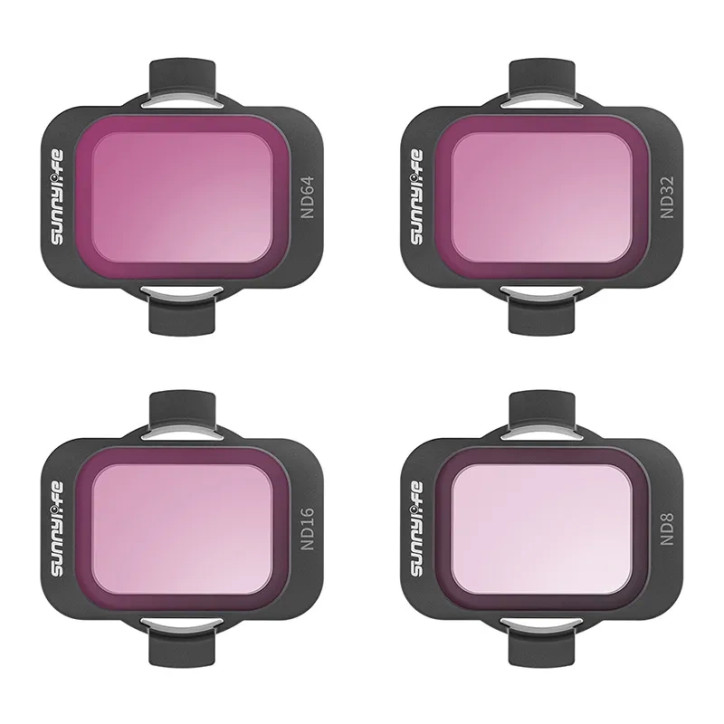 Set 4 filtri ND 8/16/32/64 Sunnylife per DJI Avata 2