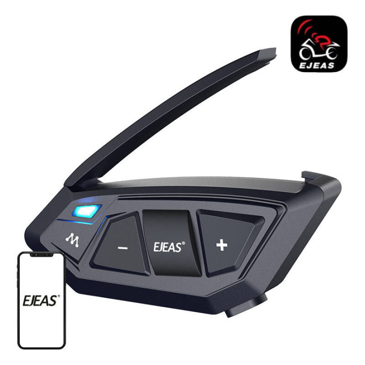 EJEAS MS20 Interfono Moto Mesh Bluetooth 5.1
