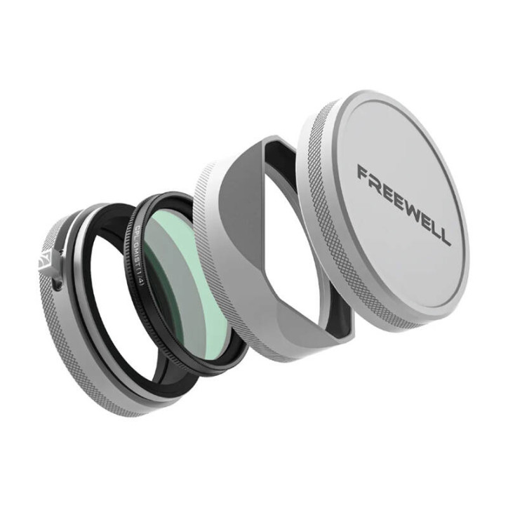 Freewell Set filtri FujiX100 con paraluce (Argento)