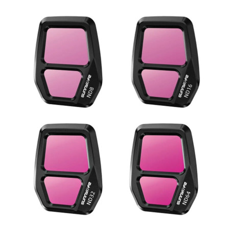 Sunnylife Filtro Obiettivo A3S-FI926 per AIR 3S 4pz Mix ND8+ND16+ND32+ND64