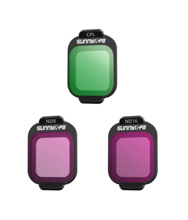 Filtri CPL, ND8, ND16 Sunnylife per DJI Flip