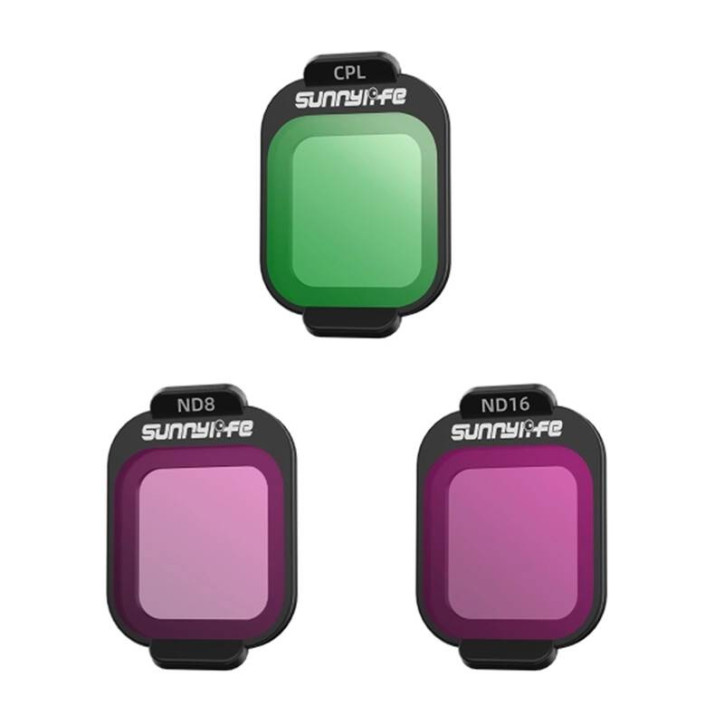 Filtri CPL, ND8, ND16 Sunnylife per DJI Flip